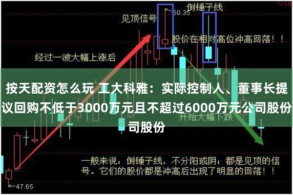 按天配资怎么玩 工大科雅：实际控制人、董事长提议回购不低于3000万元且不超过6000万元公司股份