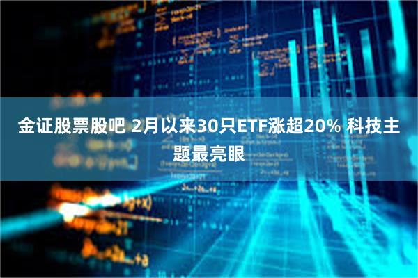 金证股票股吧 2月以来30只ETF涨超20% 科技主题最亮眼